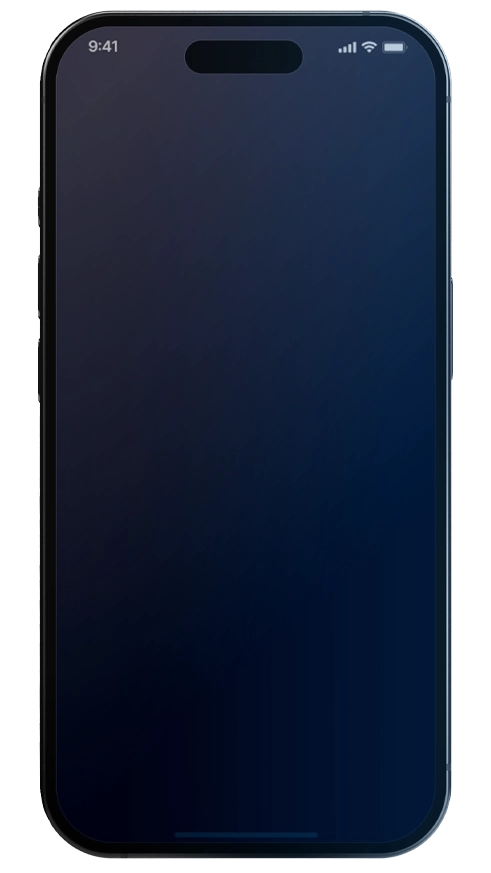 Interfaccia di trading mobile di Luce Corex